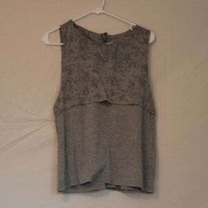 Sweaty Betty Grey Workout Top